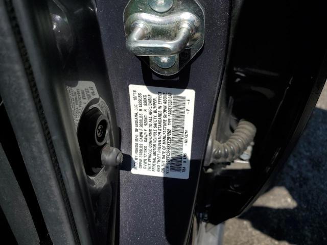 19XFC2F88KE201262 - 2019 HONDA CIVIC SPORT 灰色 照片 12