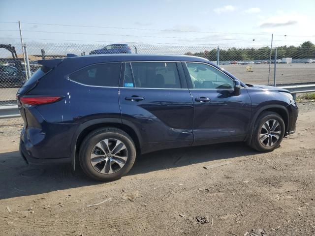 5TDGZRBHXMS528272 - 2021 TOYOTA HIGHLANDER XLE Mavi foto 3