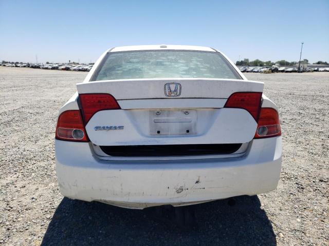 1HGFA16948L011842 - 2008 HONDA CIVIC EXL WHITE photo 6