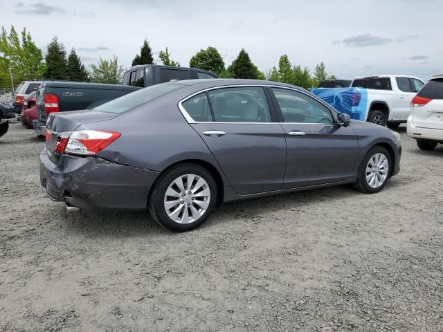 1HGCR3F88DA007913 - 2013 HONDA ACCORD EXL GRAY photo 3