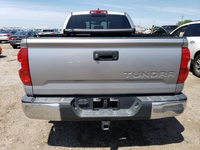 5TFUY5F18LX880870 - 2020 TOYOTA TUNDRA DOUBLE CAB SR/SR5 SILVER photo 6