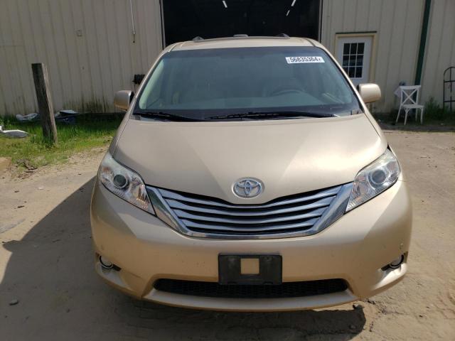 5TDDK3DC6CS042983 - 2012 TOYOTA SIENNA XLE TAN photo 5