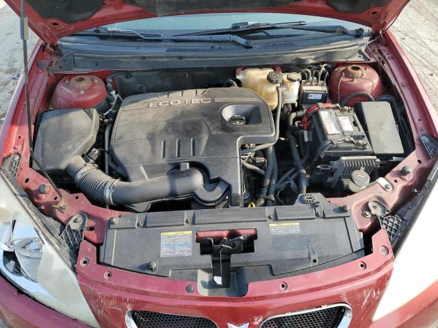 1G2ZF57B184282863 - 2008 PONTIAC G6 VALUE LEADER BURGUNDY photo 11