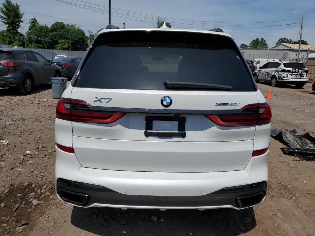 5UXCW2C00M9G12379 - 2021 BMW X7 XDRIVE40I WHITE photo 6