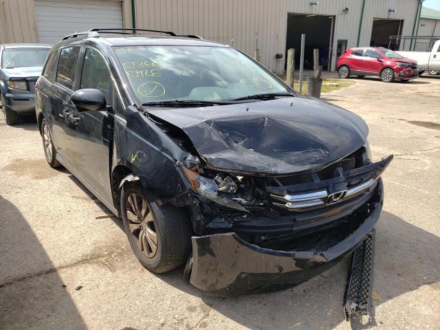 5FNRL5H6XEB060901 - 2014 HONDA ODYSSEY EXL BLACK photo 1