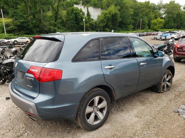 2HNYD28268H503753 - 2008 ACURA MDX BLUE photo 3