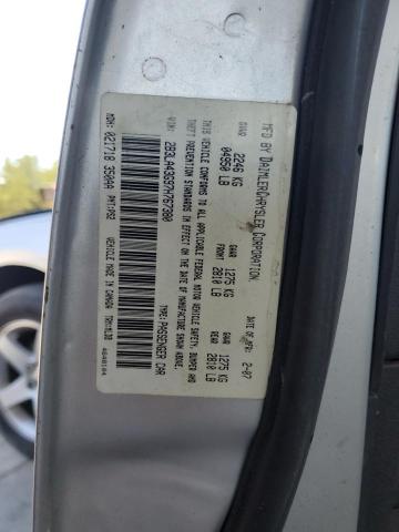 2B3KA43G88H189981 - 2008 DODGE CHARGER SILVER photo 12