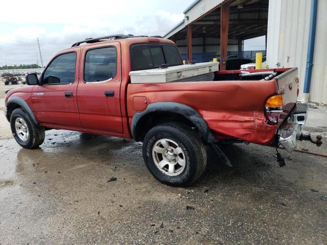 5TEGN92N84Z389733 - 2004 TOYOTA TACOMA DOUBLE CAB PRERUNNER RED photo 2
