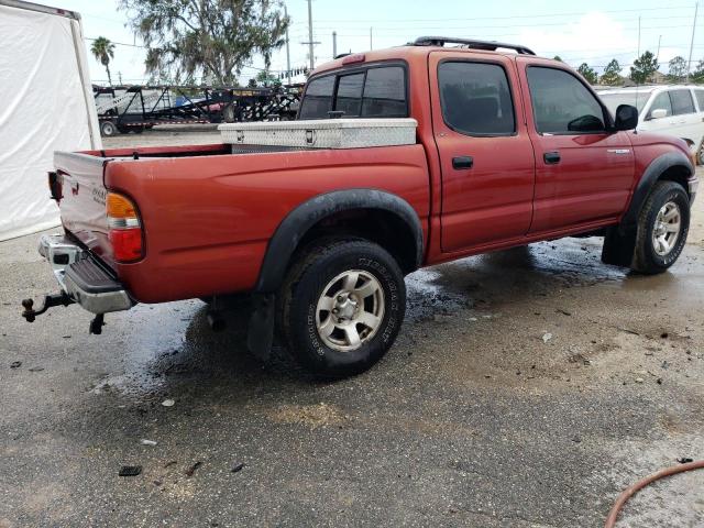 5TEGN92N84Z389733 - 2004 TOYOTA TACOMA DOUBLE CAB PRERUNNER RED photo 3