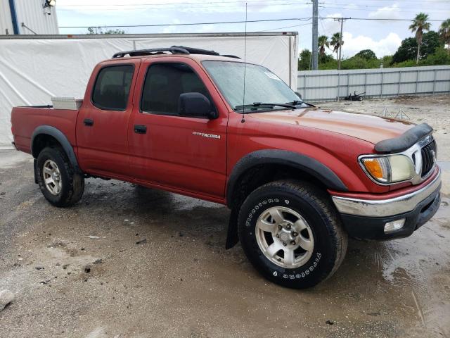 5TEGN92N84Z389733 - 2004 TOYOTA TACOMA DOUBLE CAB PRERUNNER RED photo 4