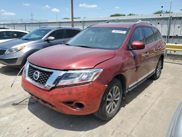 5N1AR2MM3DC602037 - 2013 NISSAN PATHFINDER S RED photo 1