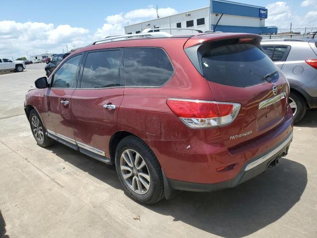 5N1AR2MM3DC602037 - 2013 NISSAN PATHFINDER S RED photo 2