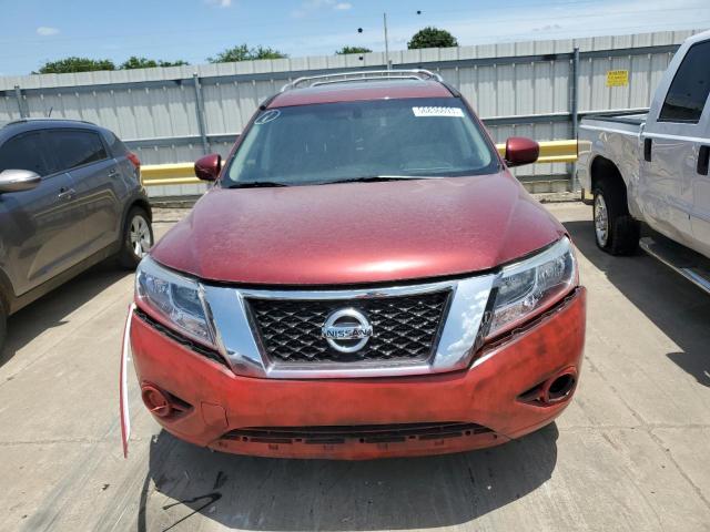 5N1AR2MM3DC602037 - 2013 NISSAN PATHFINDER S RED photo 5