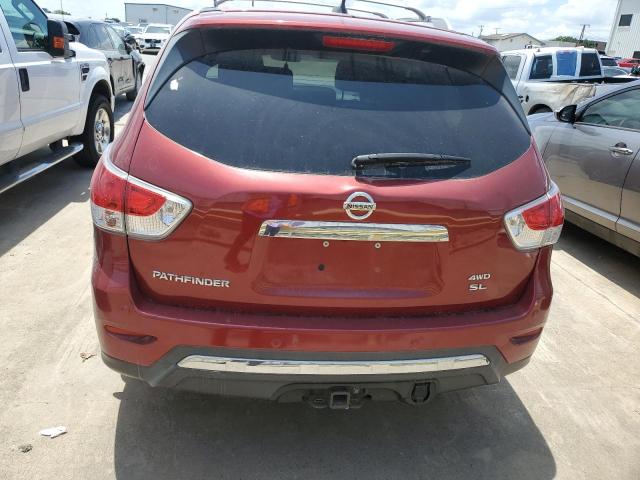 5N1AR2MM3DC602037 - 2013 NISSAN PATHFINDER S RED photo 6