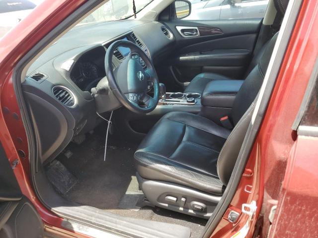 5N1AR2MM3DC602037 - 2013 NISSAN PATHFINDER S RED photo 7