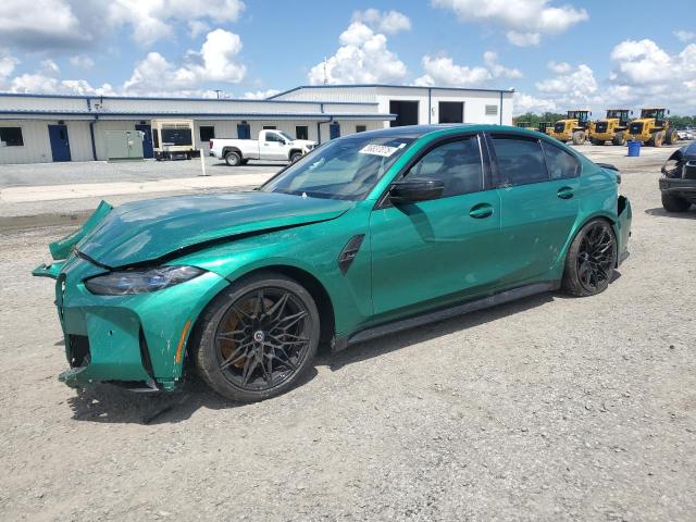 WBS43AY05NFN12563 - 2022 BMW M3 COMPETITION GREEN photo 1
