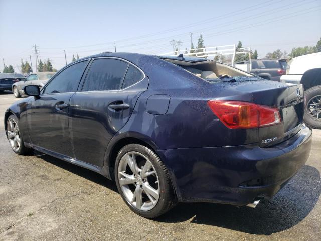 JTHBK262392087688 - 2009 LEXUS IS 250 BLUE photo 2