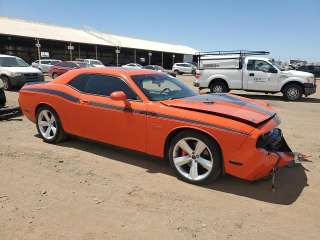 2B3LJ74W28H290977 - 2008 DODGE CHALLENGER SRT-8 ORANGE photo 4