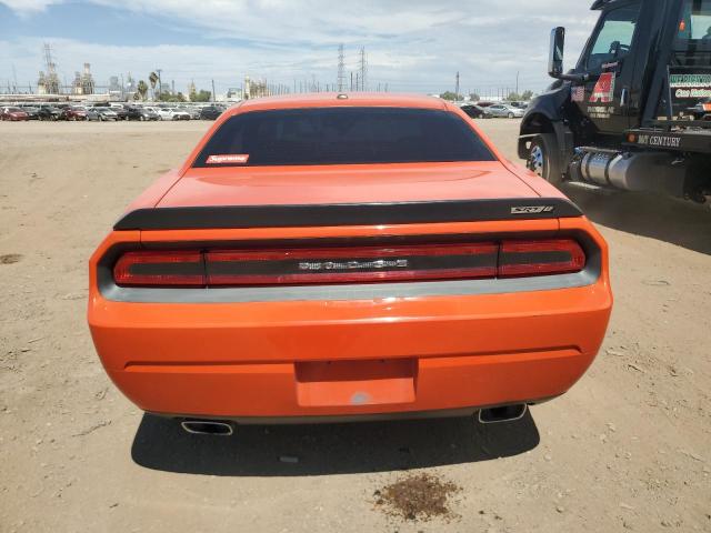 2B3LJ74W28H290977 - 2008 DODGE CHALLENGER SRT-8 ORANGE photo 6