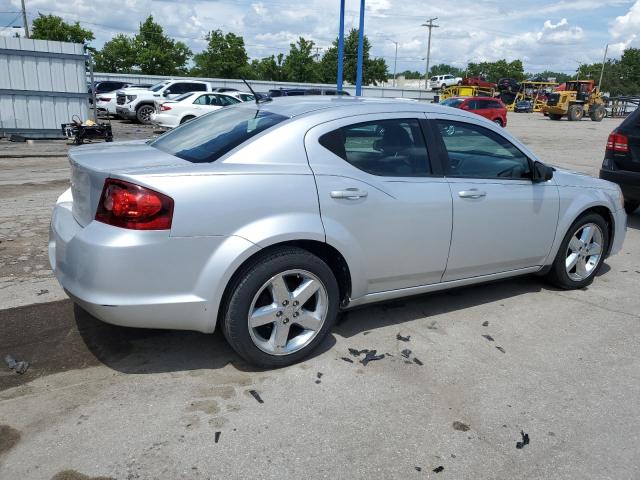 1C3CDZAB8CN148897 - 2012 DODGE AVENGER SE SILVER photo 3