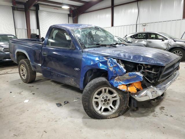 1B7GG16X62S717689 - 2002 DODGE DAKOTA BASE BLUE photo 4