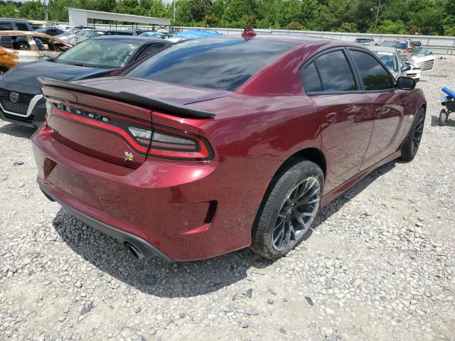 2C3CDXGJ6KH727414 - 2019 DODGE CHARGER SCAT PACK MAROON photo 3