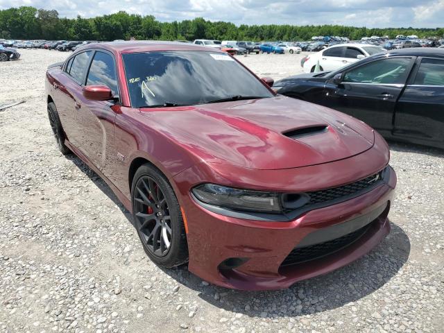 2C3CDXGJ6KH727414 - 2019 DODGE CHARGER SCAT PACK MAROON photo 4