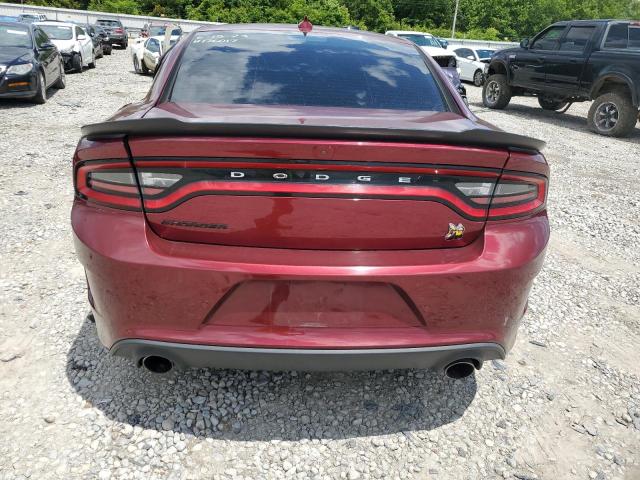 2C3CDXGJ6KH727414 - 2019 DODGE CHARGER SCAT PACK MAROON photo 6