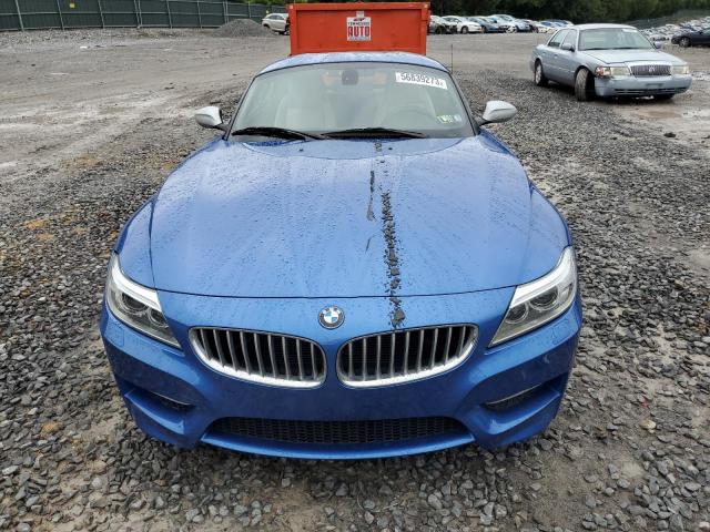 WBALM1C59GE634898 - 2016 BMW Z4 SDRIVE35IS BLUE photo 5