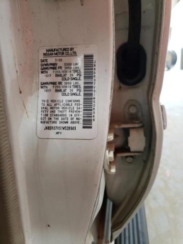 JN8DR07Y01W528949 - 2001 NISSAN PATHFINDER LE 白色 照片 13