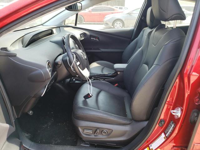 JTDKARFP2H3027080 - 2017 TOYOTA PRIUS PRIM წითელი ფოტო 7