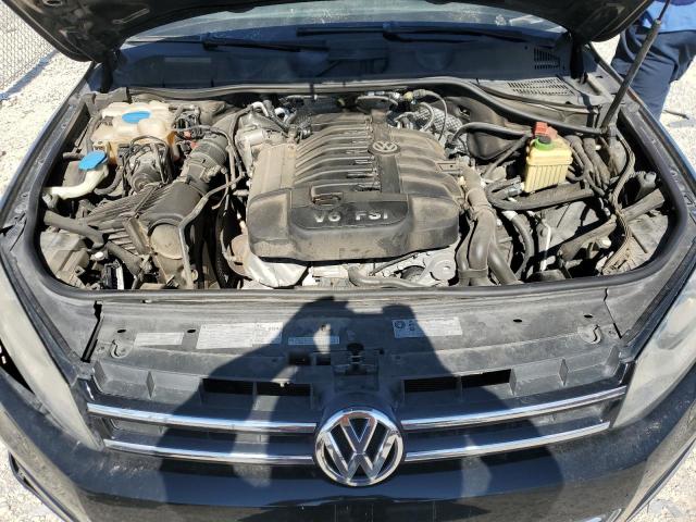 WVGEF9BP0CD006229 - 2012 VOLKSWAGEN TOUAREG V6 BLACK photo 11