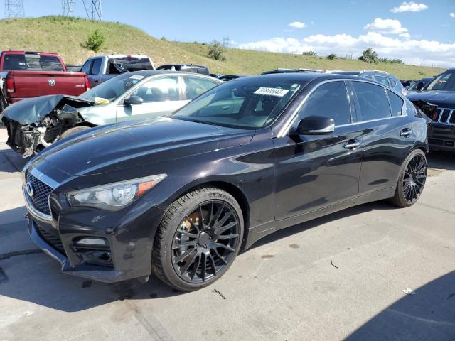 JN1FV7AR0GM450562 - 2016 INFINITI Q50 RED SPORT 400 BLACK photo 1