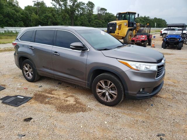 5TDZKRFH9GS145404 - 2016 TOYOTA HIGHLANDER LE GRAY photo 4