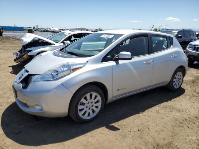 1N4AZ0CP9DC419610 - 2013 NISSAN LEAF S SILVER photo 1