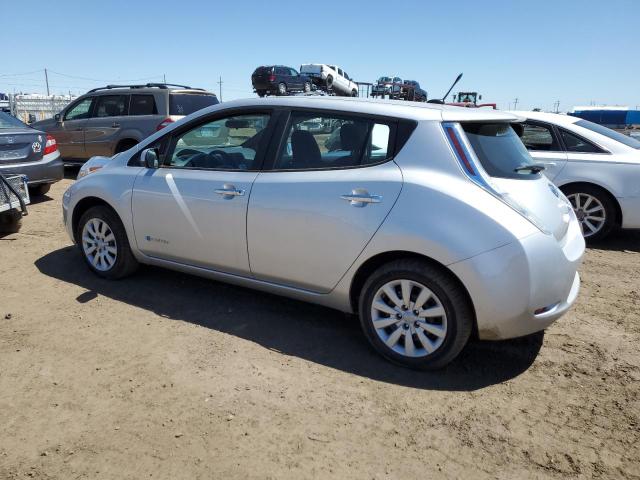 1N4AZ0CP9DC419610 - 2013 NISSAN LEAF S SILVER photo 2