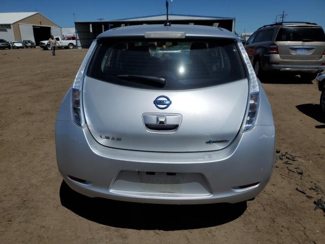 1N4AZ0CP9DC419610 - 2013 NISSAN LEAF S SILVER photo 6