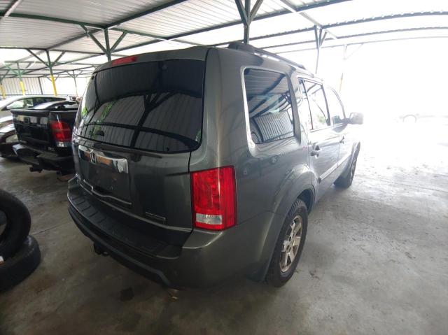 5FNYF38989B026138 - 2009 HONDA PILOT TOURING GRAY photo 4