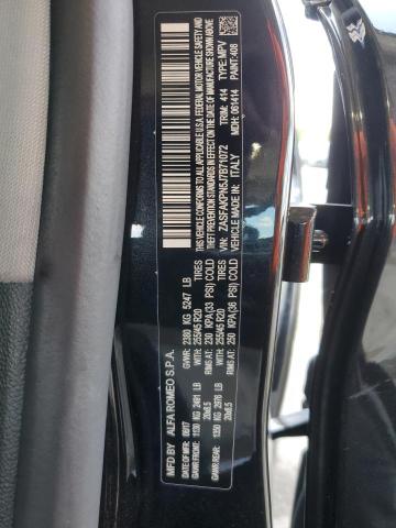 ZASFAKPN5J7B71072 - 2018 ALFA ROMEO STELVIO SPORT Schwarz Foto 13