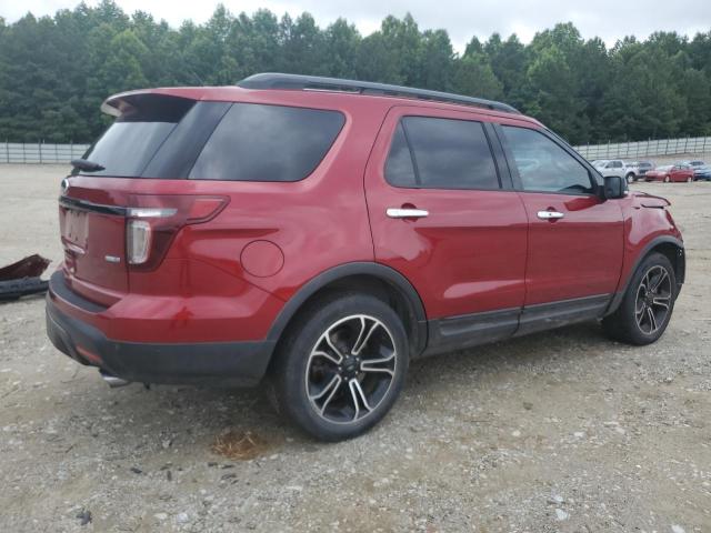 1FM5K8GT2EGB71650 - 2014 FORD EXPLORER SPORT RED photo 3