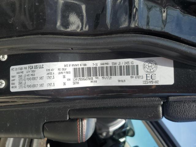 1C4PJMBS0GW378036 - 2016 JEEP CHEROKEE TRAILHAWK 黑色 照片 13