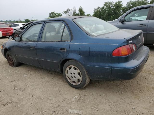 2T1BR12E8YC383684 - 2000 TOYOTA COROLLA VE BLUE photo 2