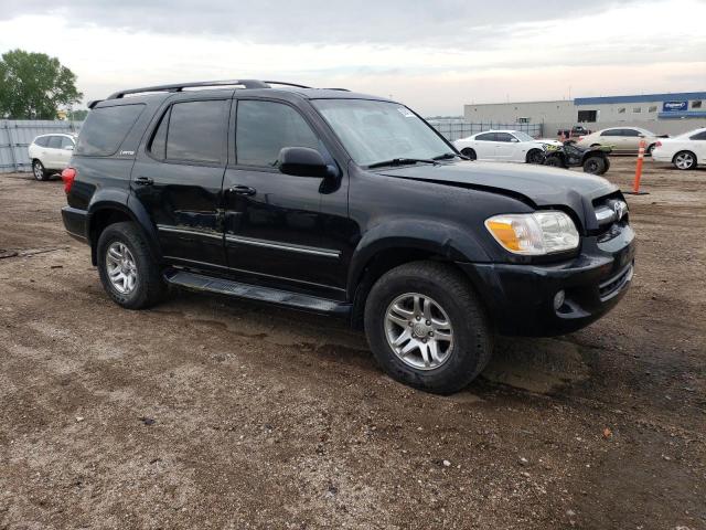 5TDBT48A36S259446 - 2006 TOYOTA SEQUOIA LIMITED BLACK photo 4