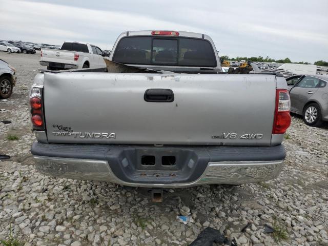 5TBBT44156S483946 - 2006 TOYOTA TUNDRA ACCESS CAB SR5 SILVER photo 6