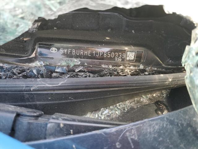 5YFBURHE1JP850339 - 2018 TOYOTA COROLLA L 石墨色 照片 12