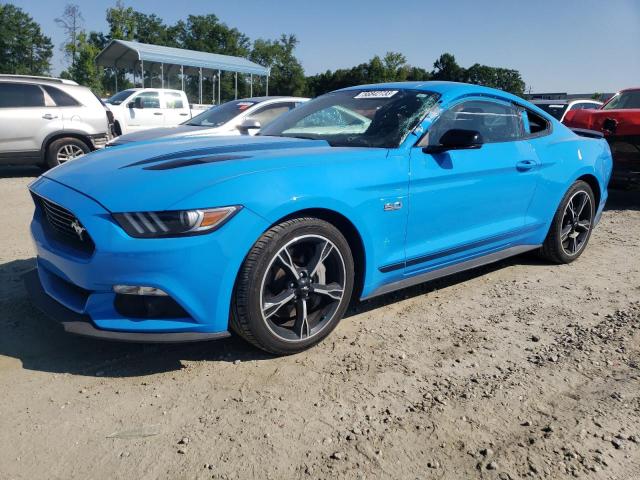 1FA6P8CF5H5259088 - 2017 FORD MUSTANG GT BLUE photo 1