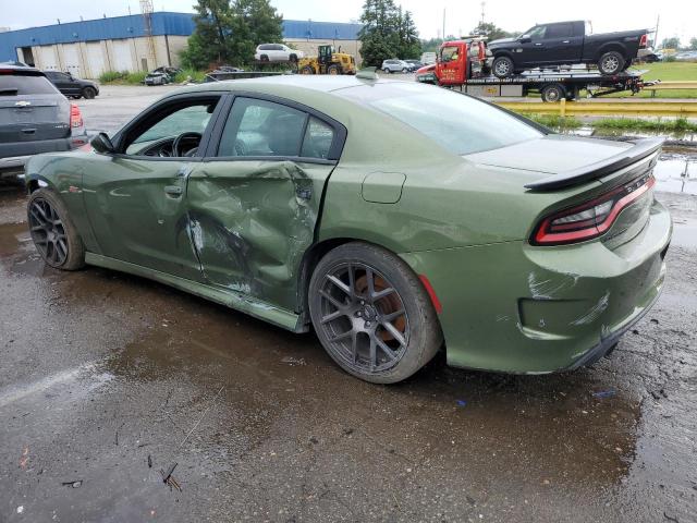 2C3CDXGJ4KH621852 - 2019 DODGE CHARGER SCAT PACK GREEN photo 2