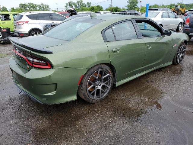 2C3CDXGJ4KH621852 - 2019 DODGE CHARGER SCAT PACK GREEN photo 3