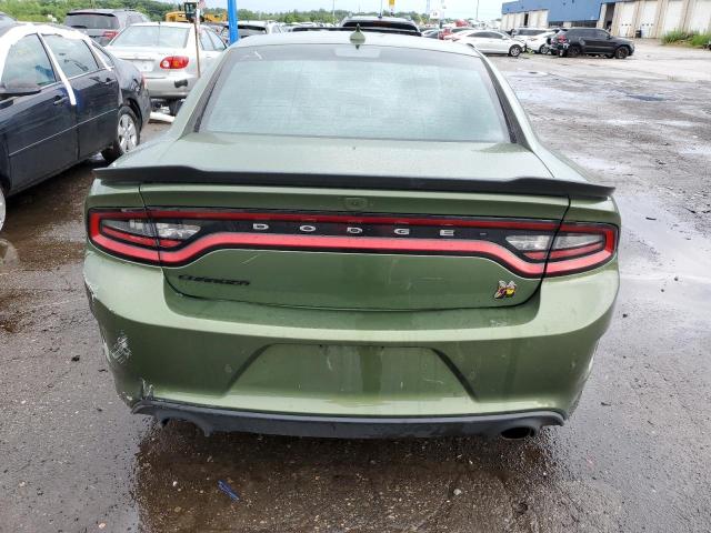 2C3CDXGJ4KH621852 - 2019 DODGE CHARGER SCAT PACK GREEN photo 6