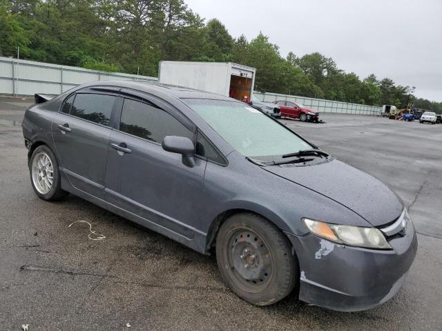 1HGFA16856L053134 - 2006 HONDA CIVIC EX GRAY photo 4